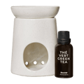 Green Tea Oil Burner Gift Set