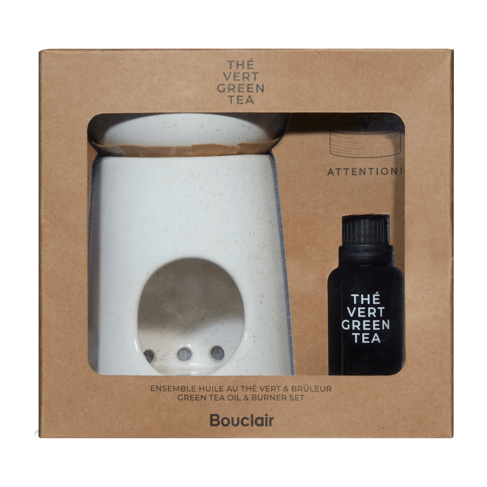 Green Tea Oil Burner Gift Set