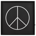 Peace Sign Neon Light Up Wall Art
