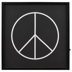 Peace Sign Neon Light Up Wall Art