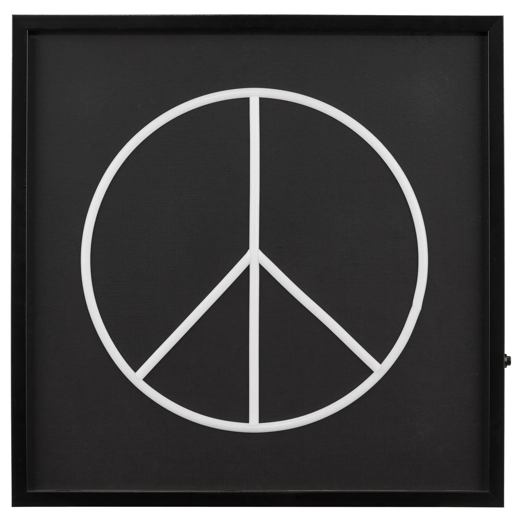 Peace Sign Neon Light Up Wall Art