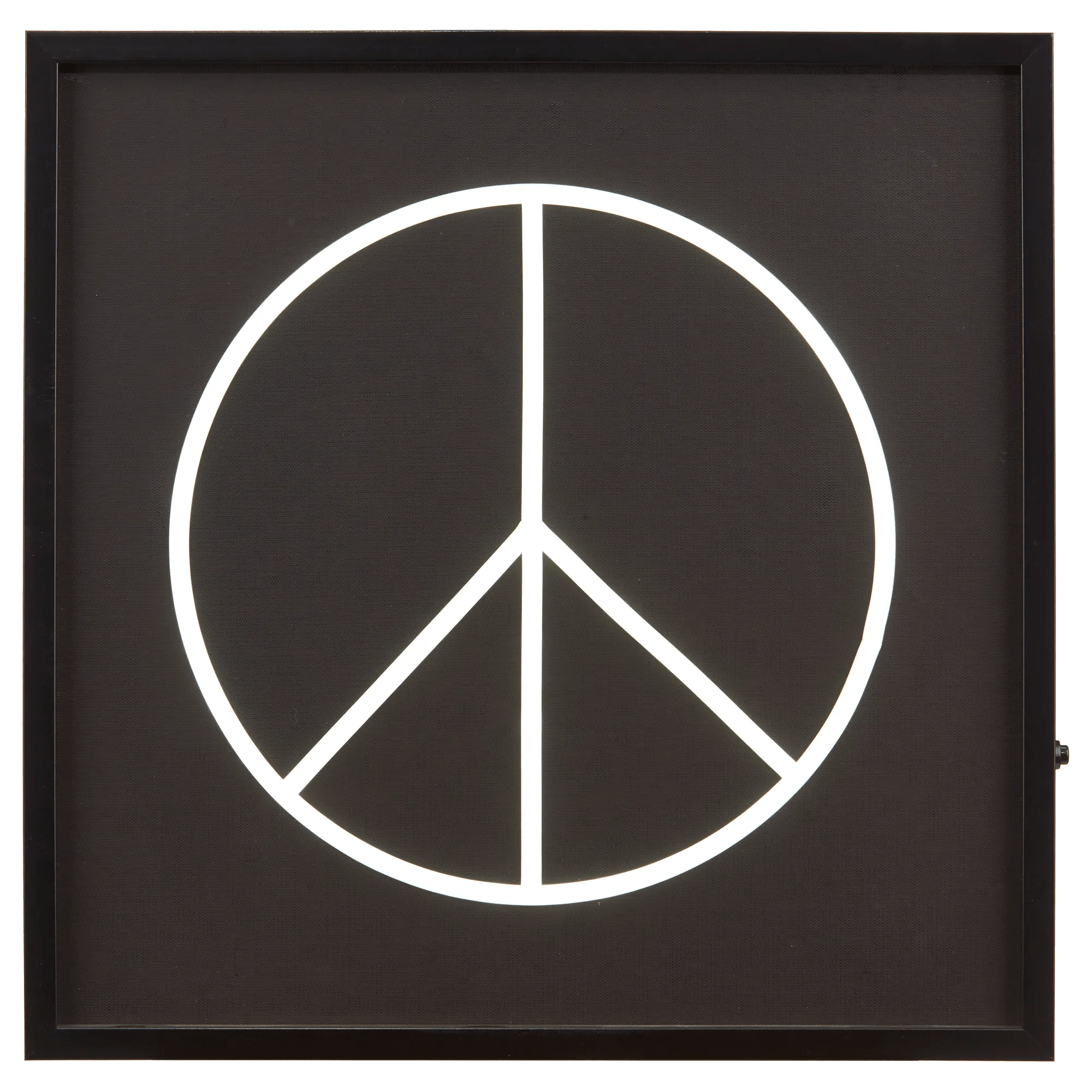 Peace Sign Neon Light Up Wall Art