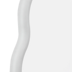 White Scalloped Mirror