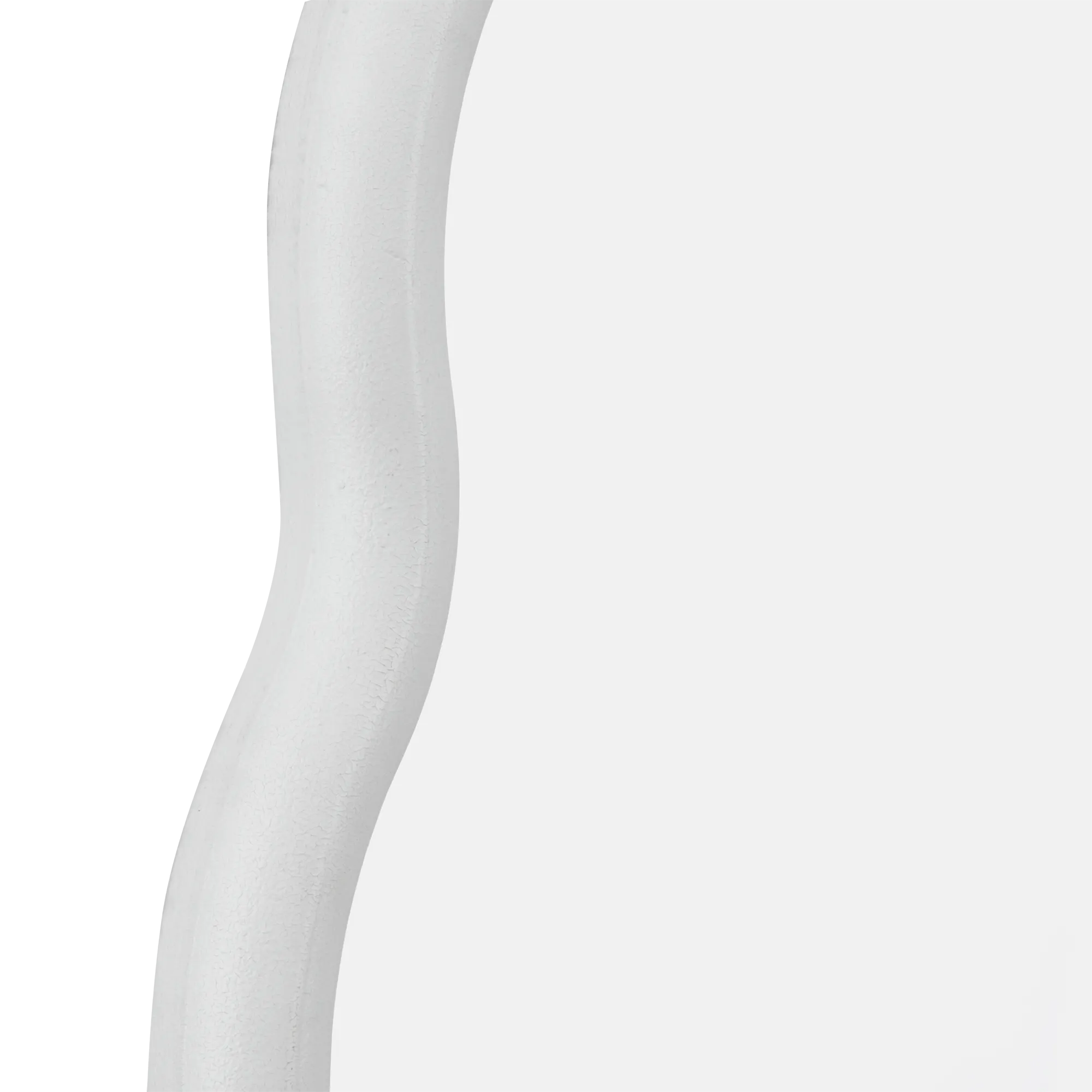 White Scalloped Mirror