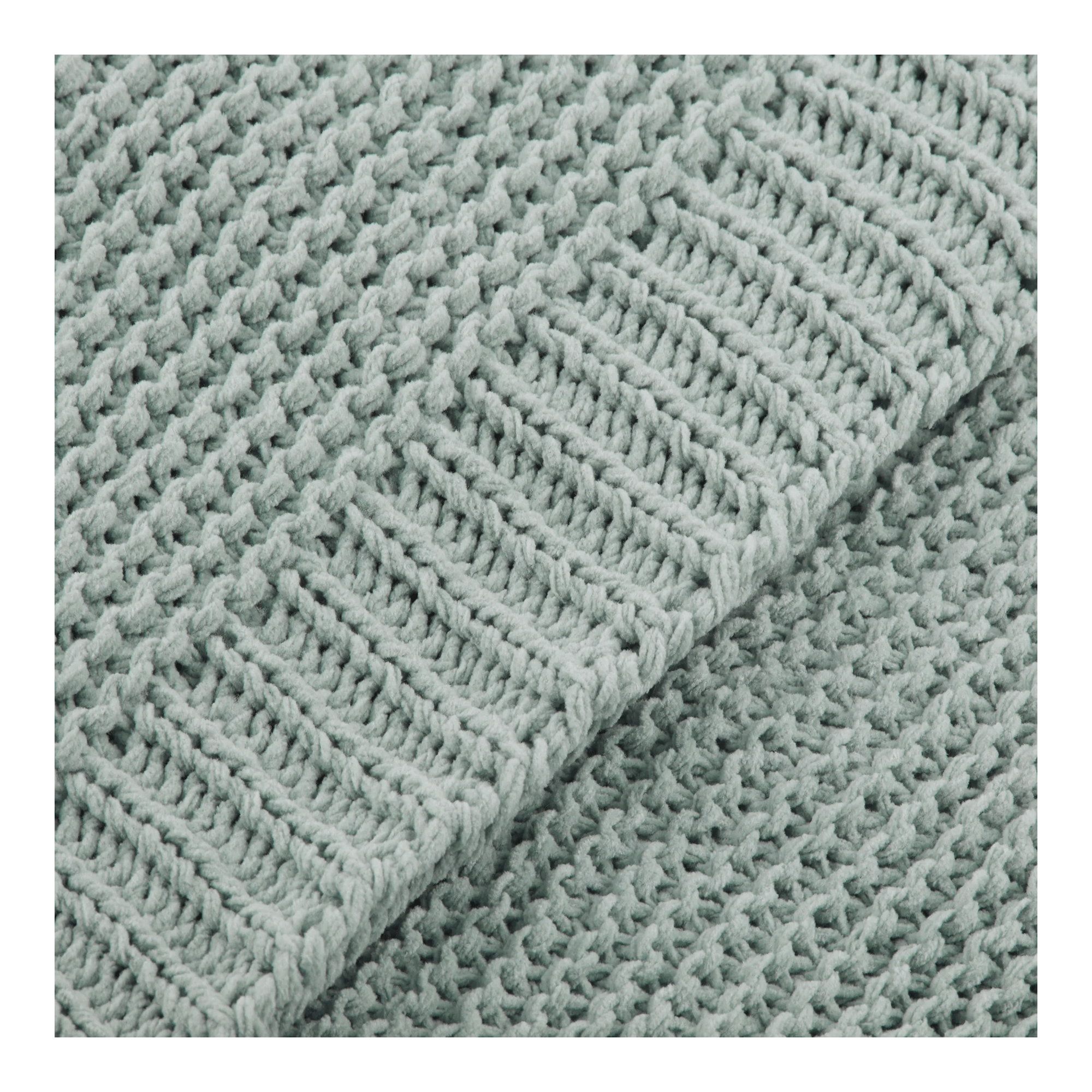 Aqua Lonny Woven Throw