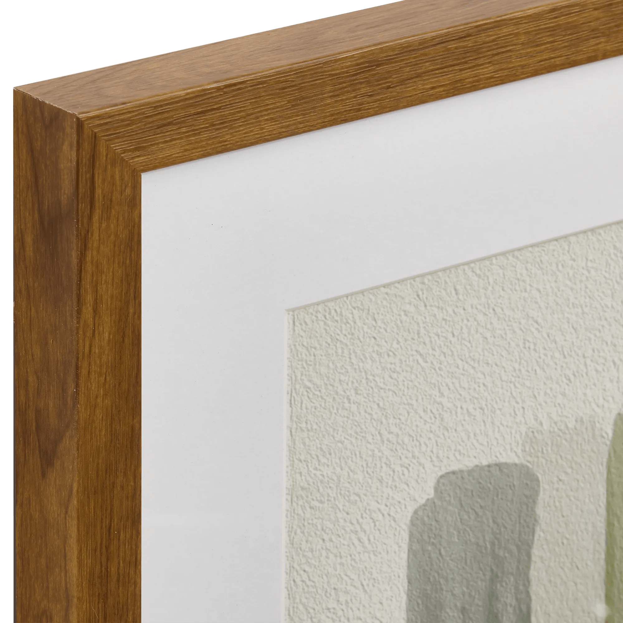 Sage Lines Framed Art