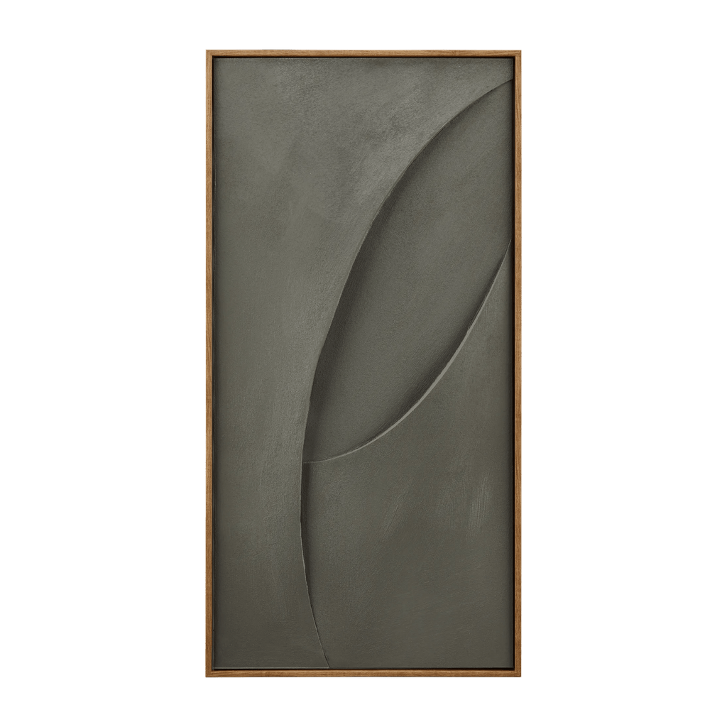 Green Abstract Framed Art