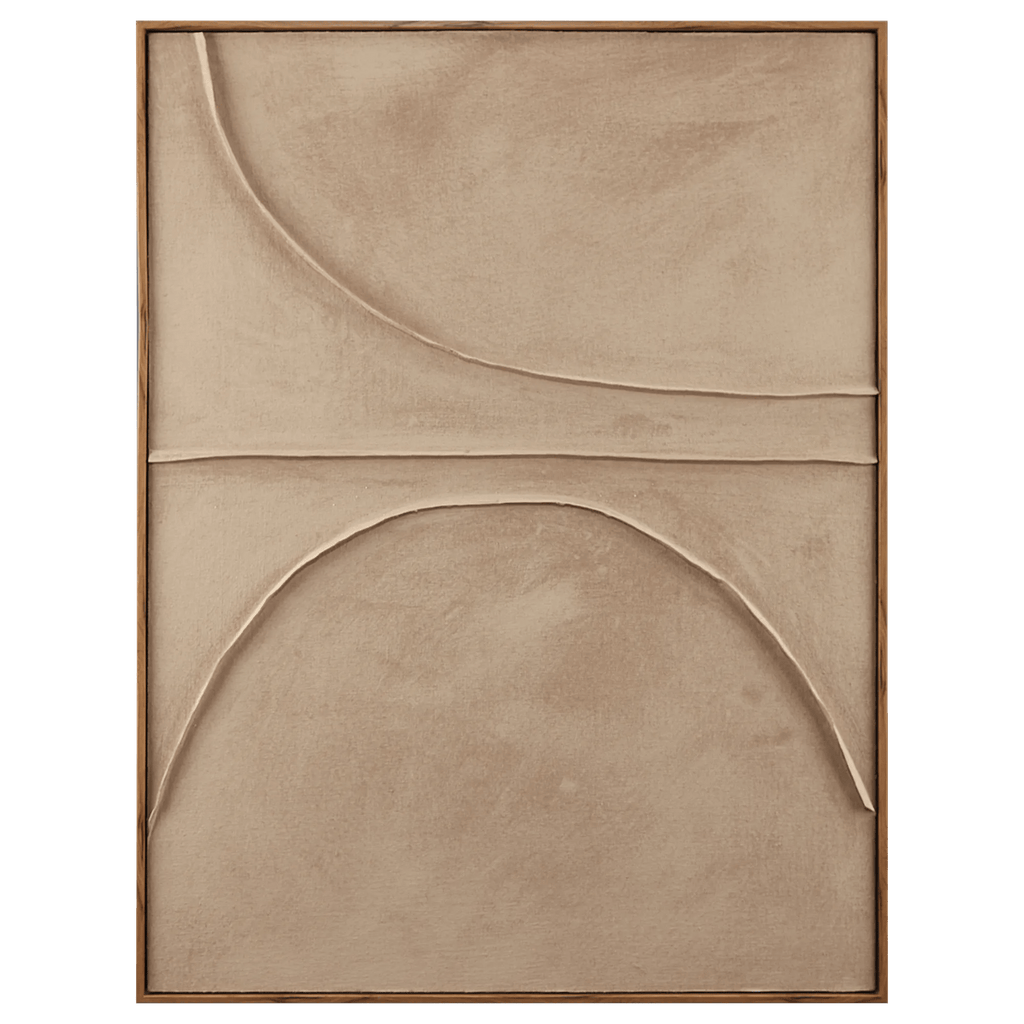 Sand Curves Framed Art