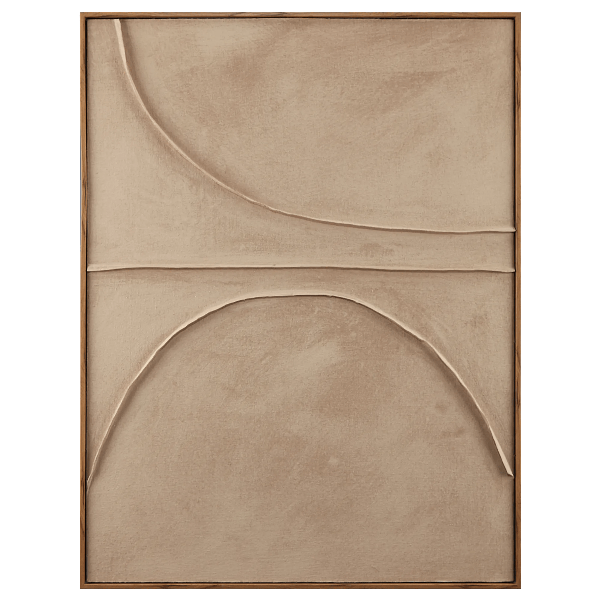 Sand Curves Framed Art