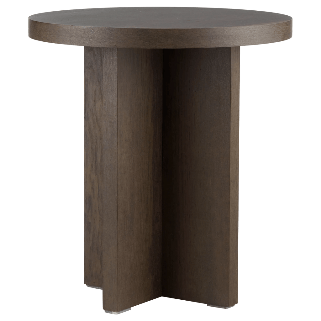 Wooden Round Side Table