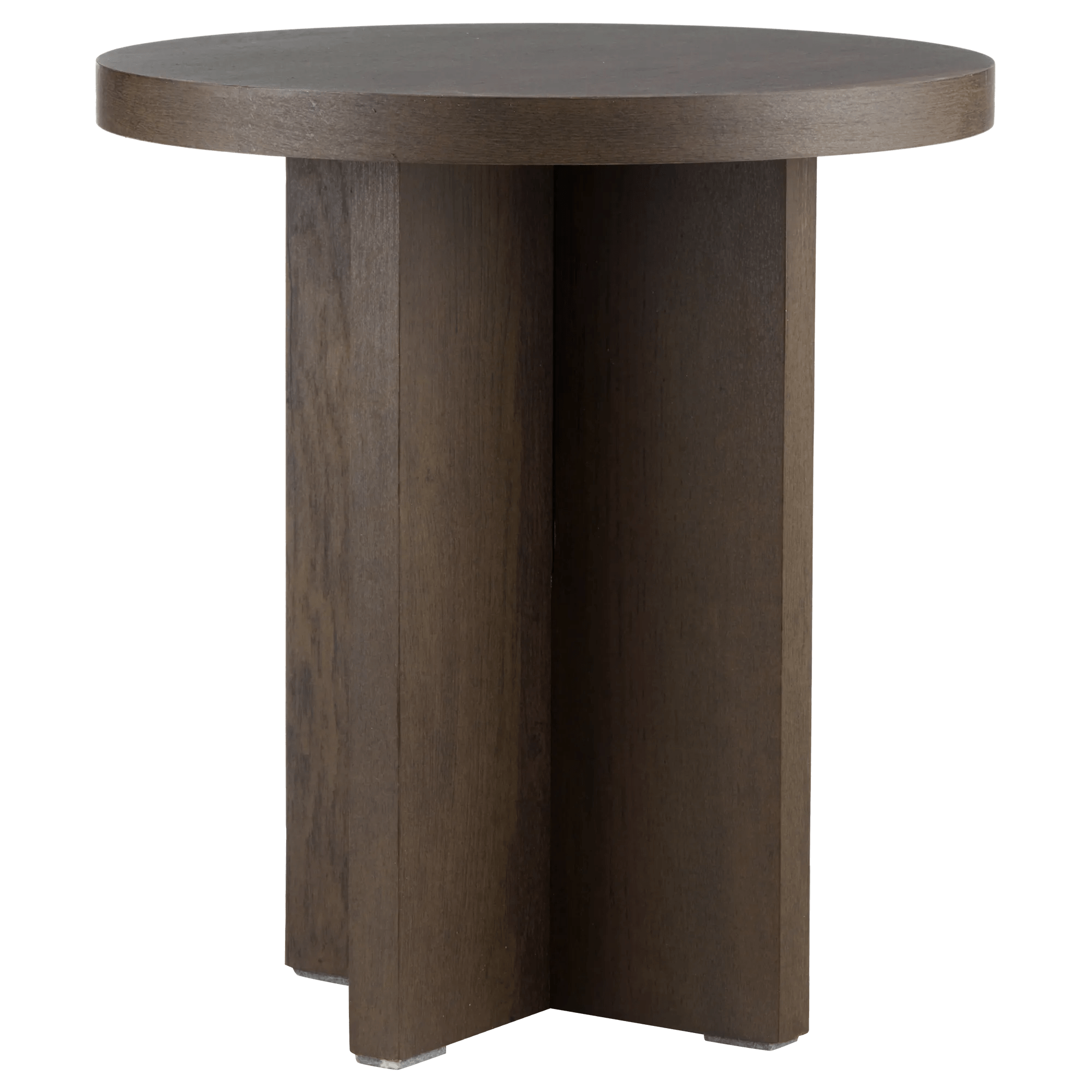 Wooden Round Side Table