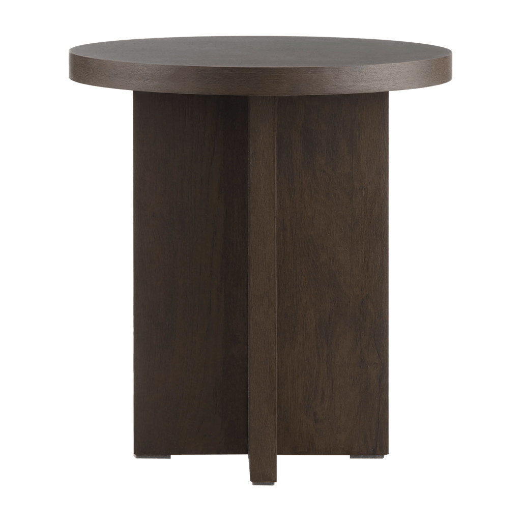 Wooden Round Side Table
