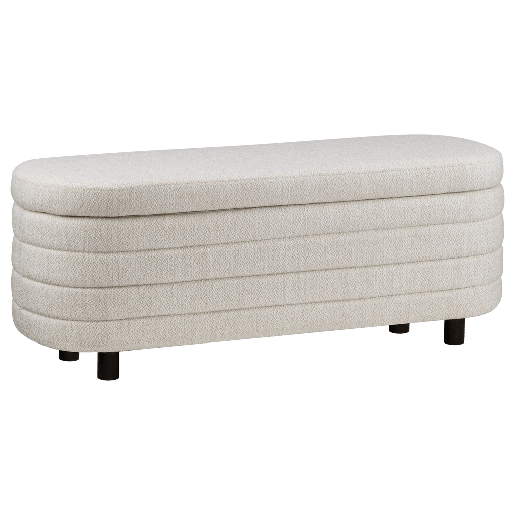 Fabric Ottoman with Storage