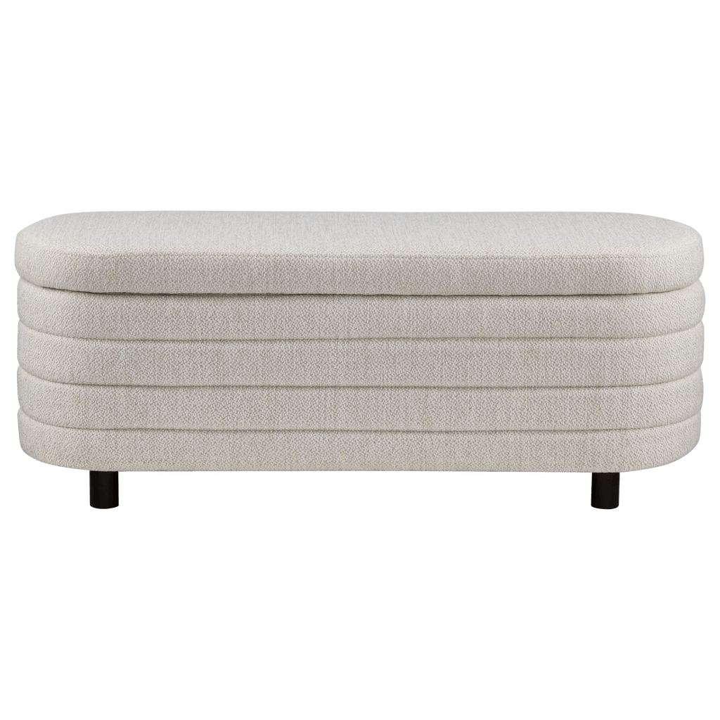 Fabric Ottoman with Storage
