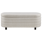 Fabric Ottoman with Storage