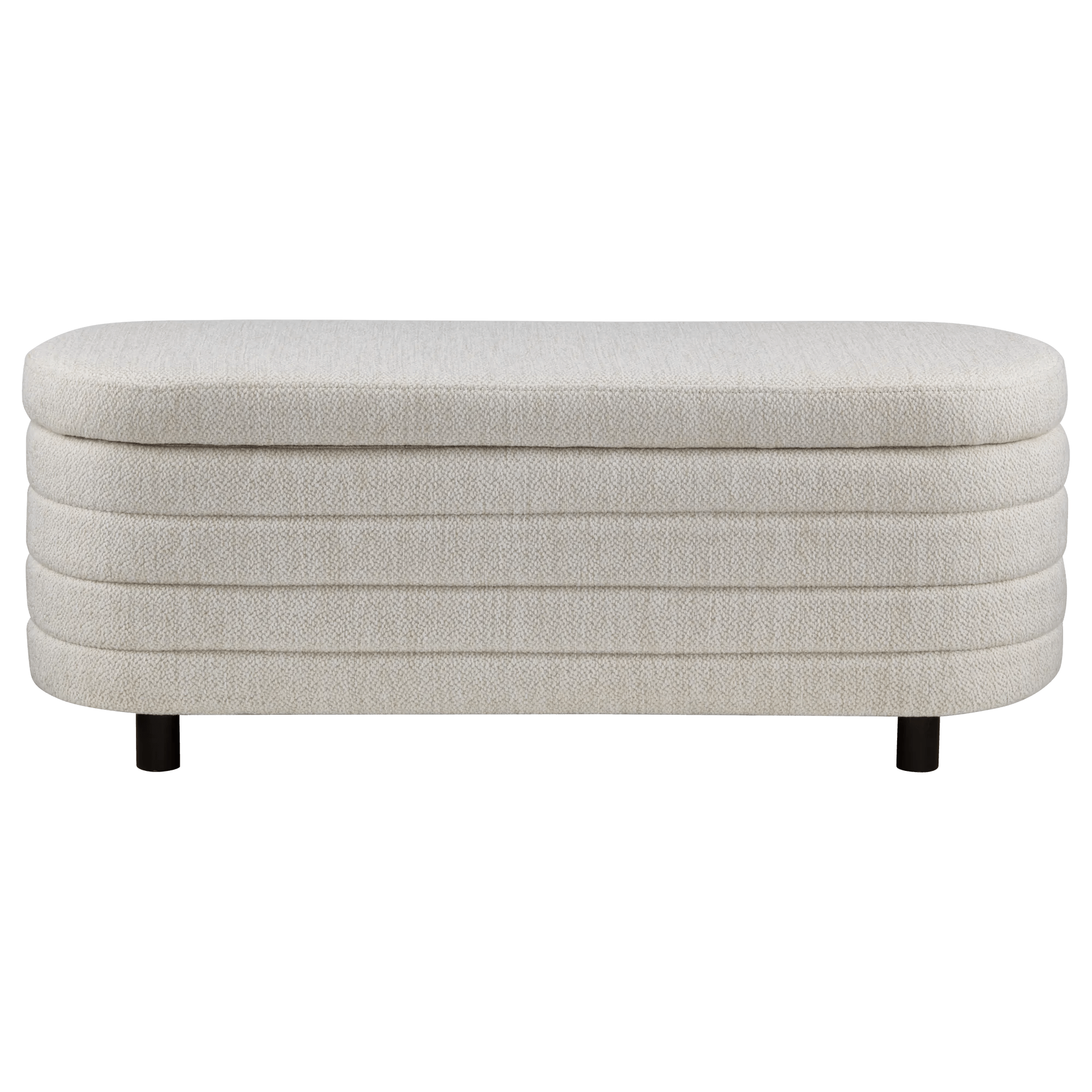 Fabric Ottoman with Storage