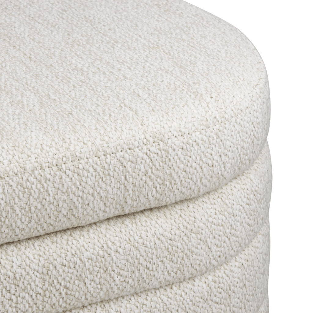 Fabric Ottoman with Storage