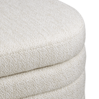 Fabric Ottoman with Storage