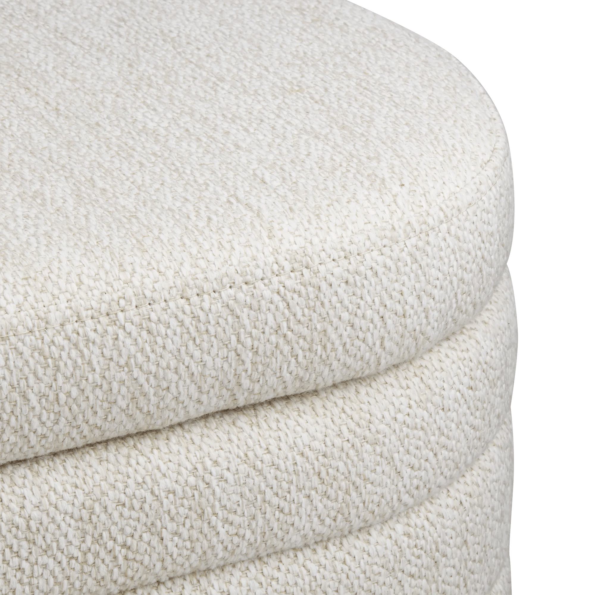 Fabric Ottoman with Storage