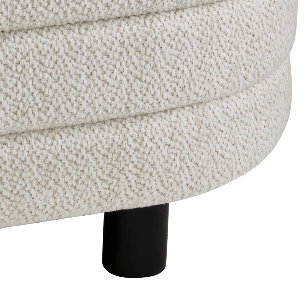 Fabric Ottoman with Storage