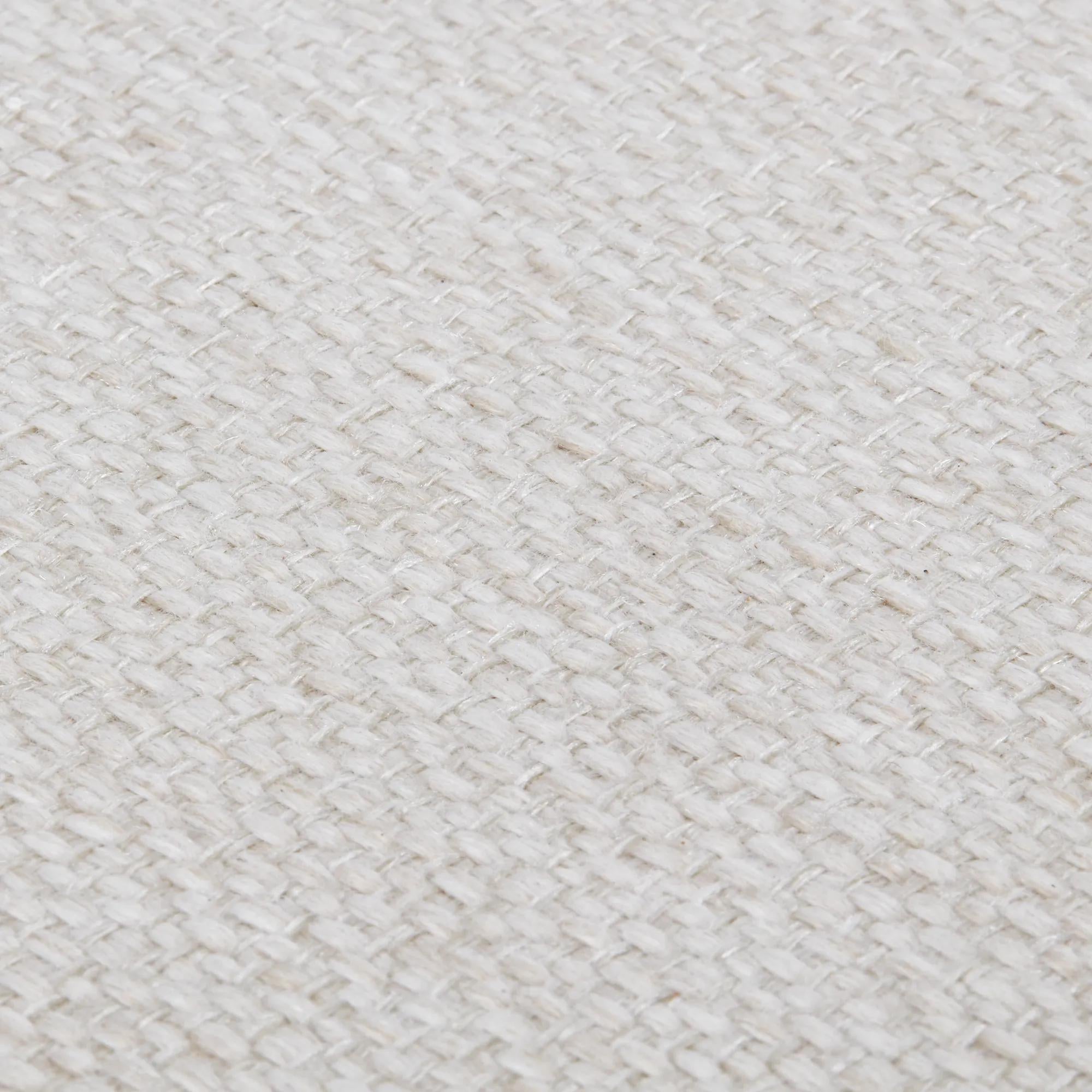 Fabric and Wood Bench