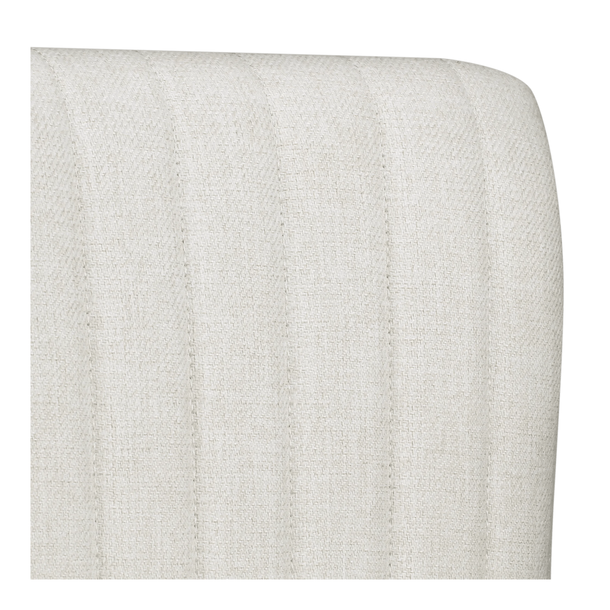 Fabric and Natural Wood Bar Stool