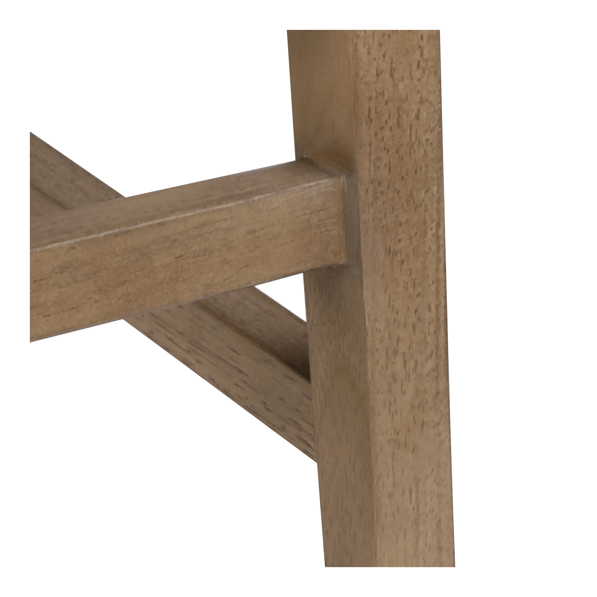 Fabric and Natural Wood Bar Stool