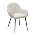 Fabric and Metal Dining Chair