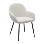 Fabric and Metal Dining Chair