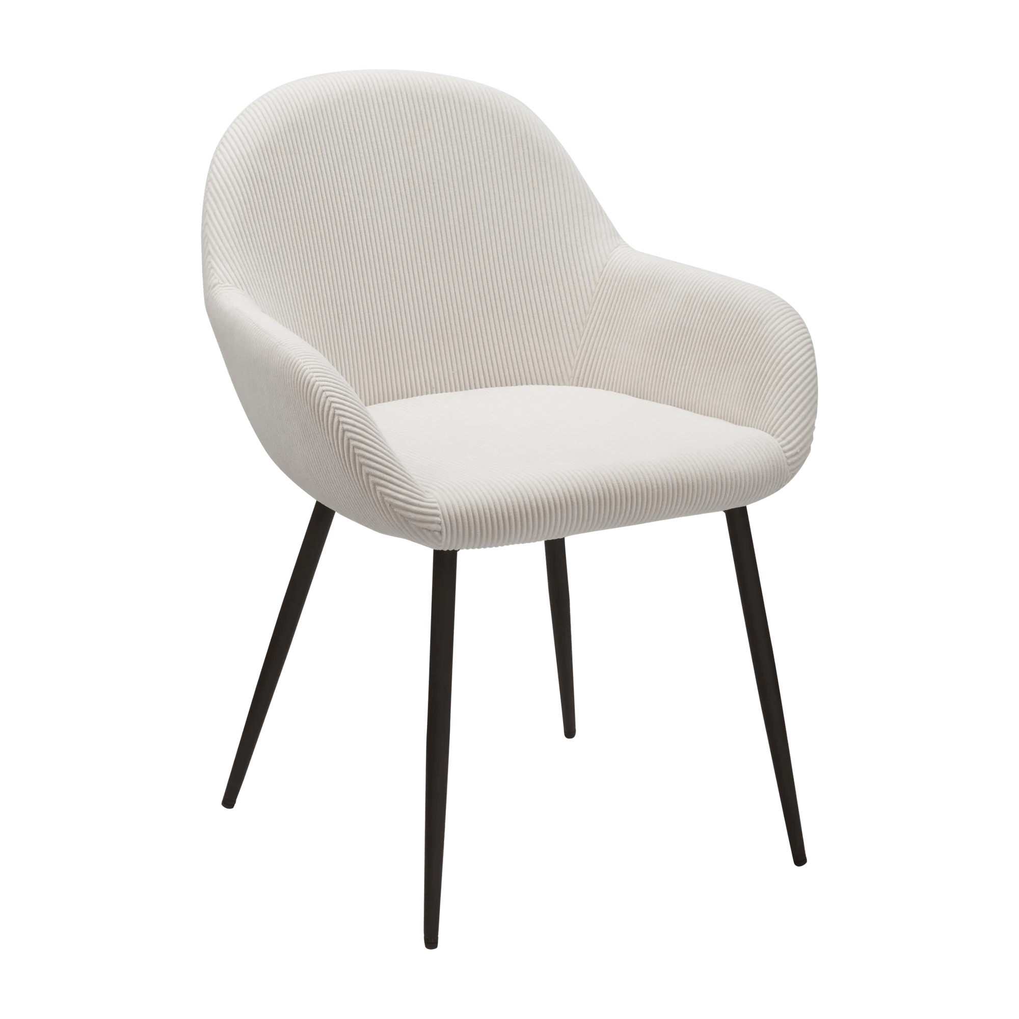 Fabric and Metal Dining Chair