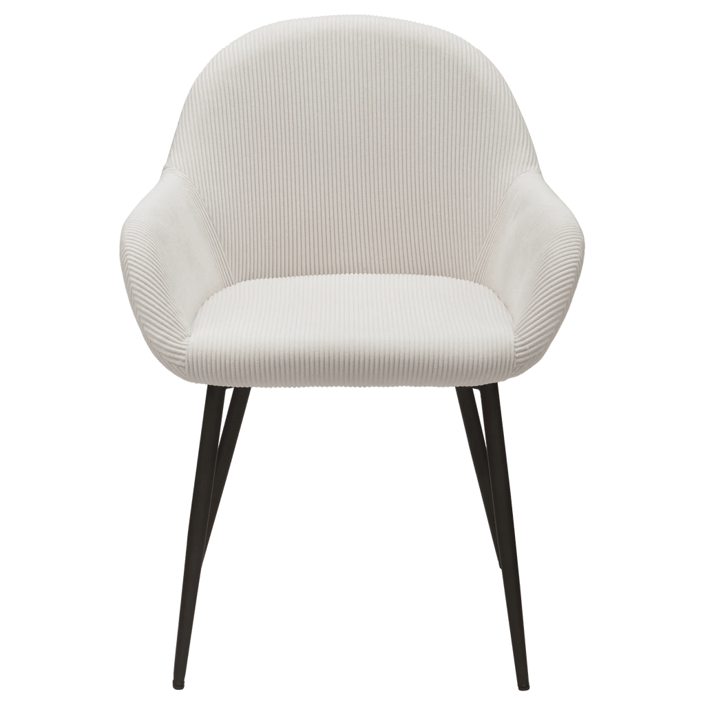 Fabric and Metal Dining Chair