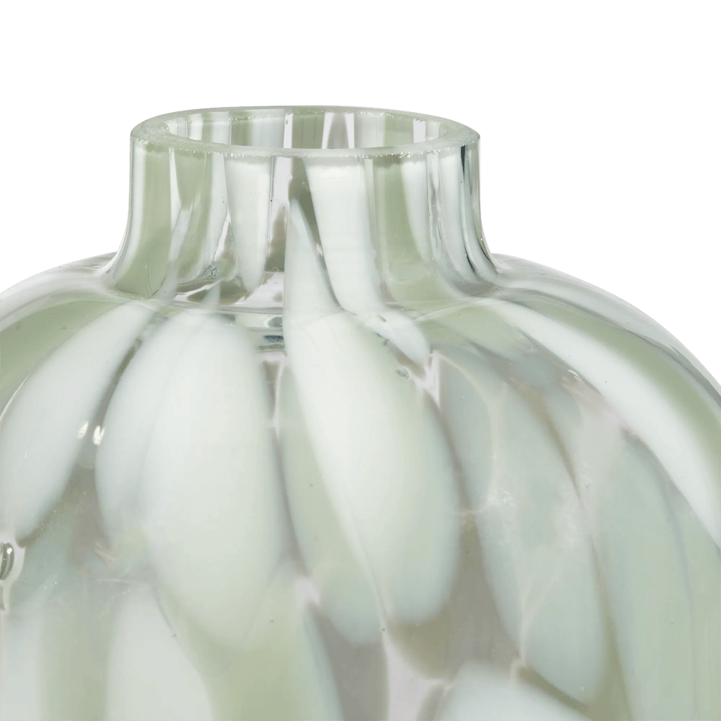 Green Glass Table vase