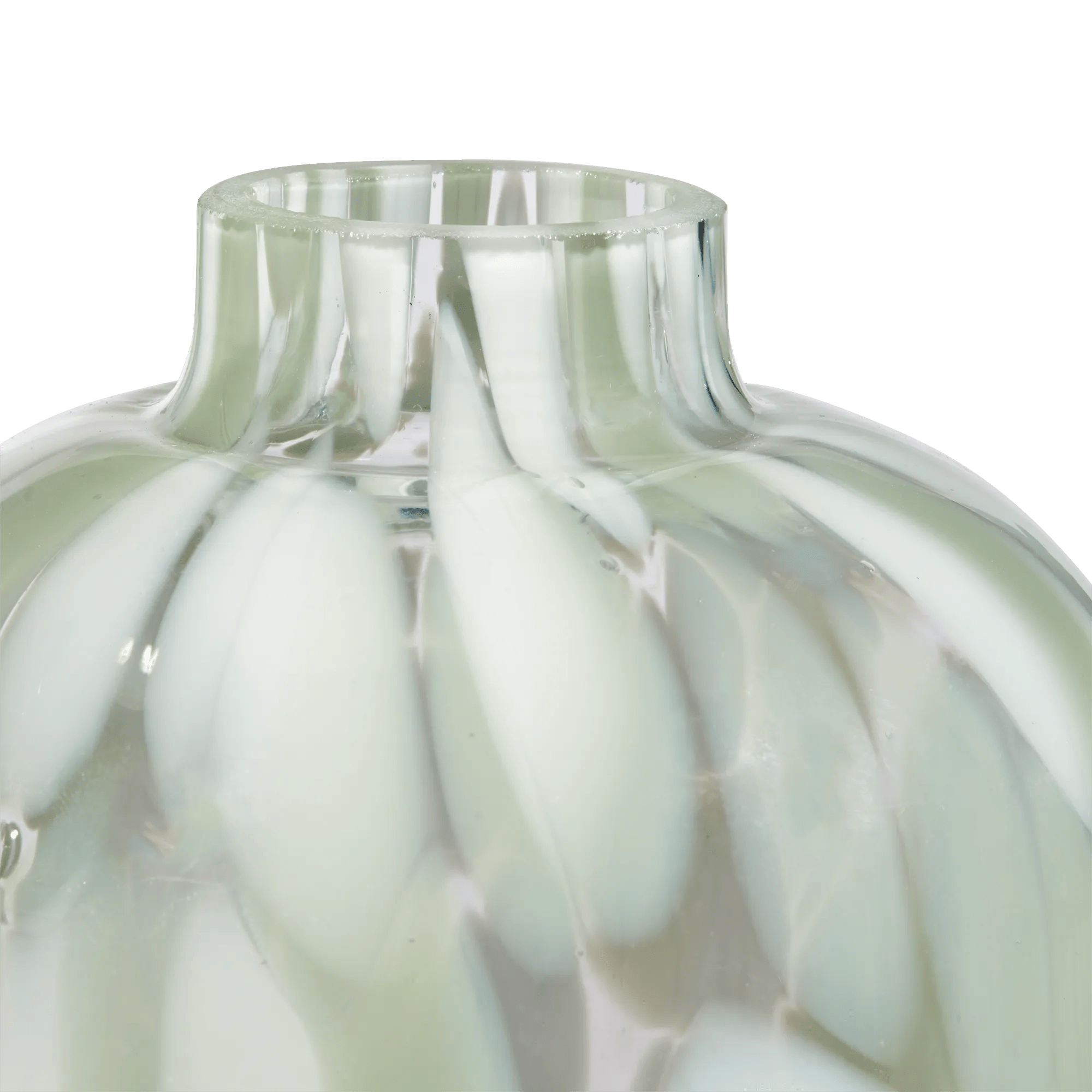 Green Glass Table vase