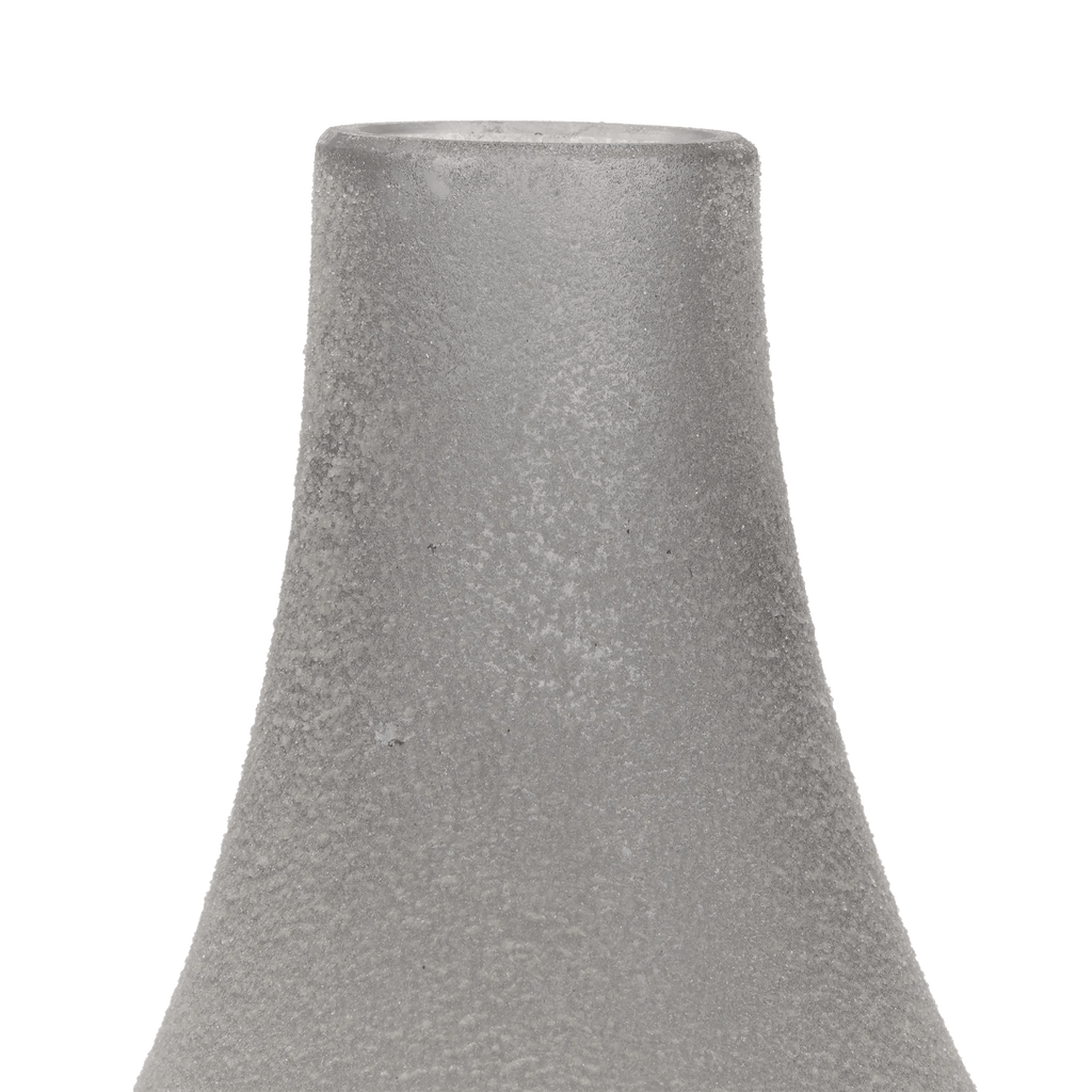 Frosted Glass Table Vase