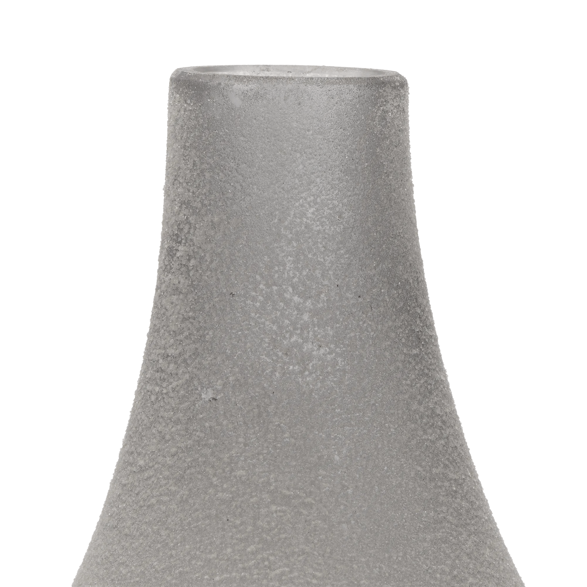 Frosted Glass Table Vase