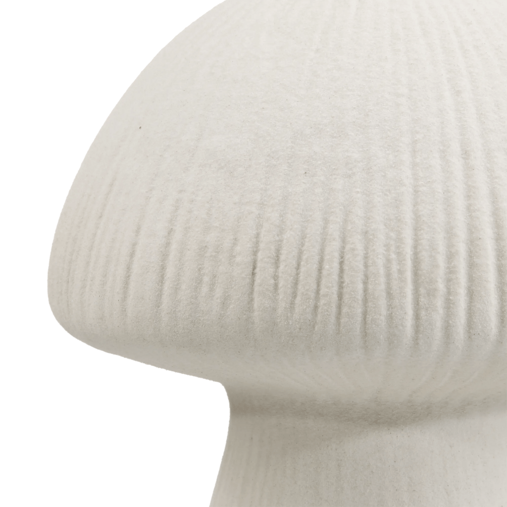 Ceramic White Mushroom