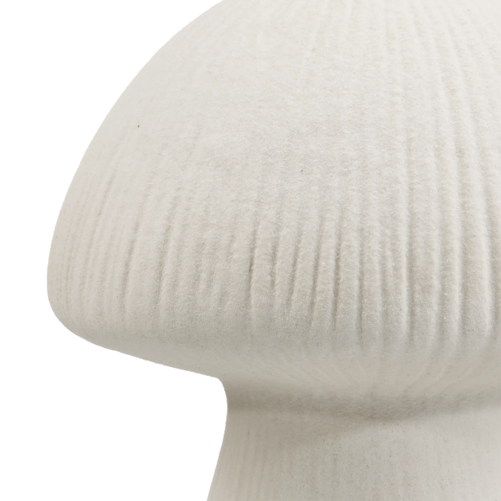 Ceramic White Mushroom
