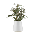 Blue Flowers in Ceramic Pot