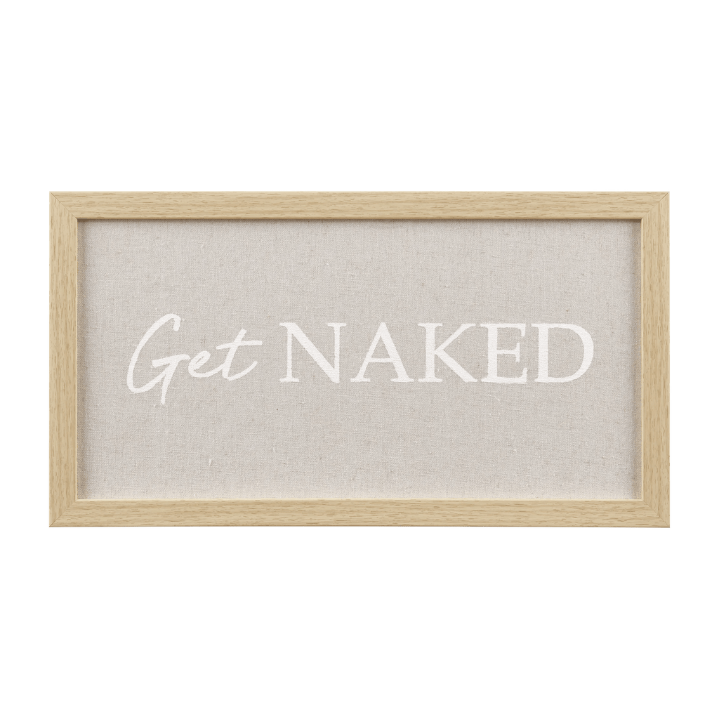 Get Naked Framed Art Printed