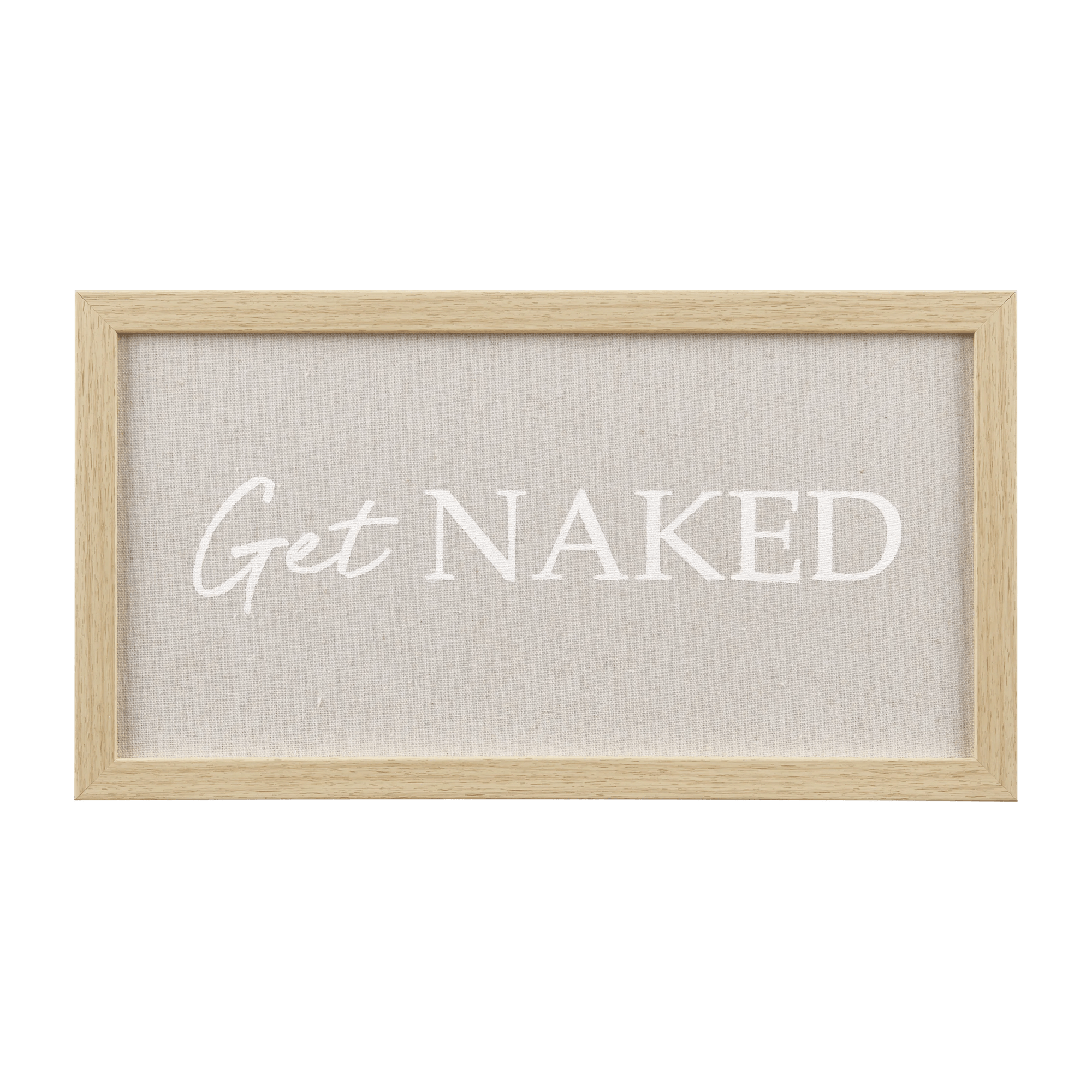 Get Naked Framed Art Printed