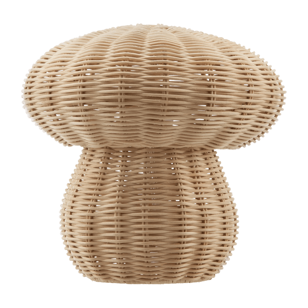 Rattan Mushroom Table Light
