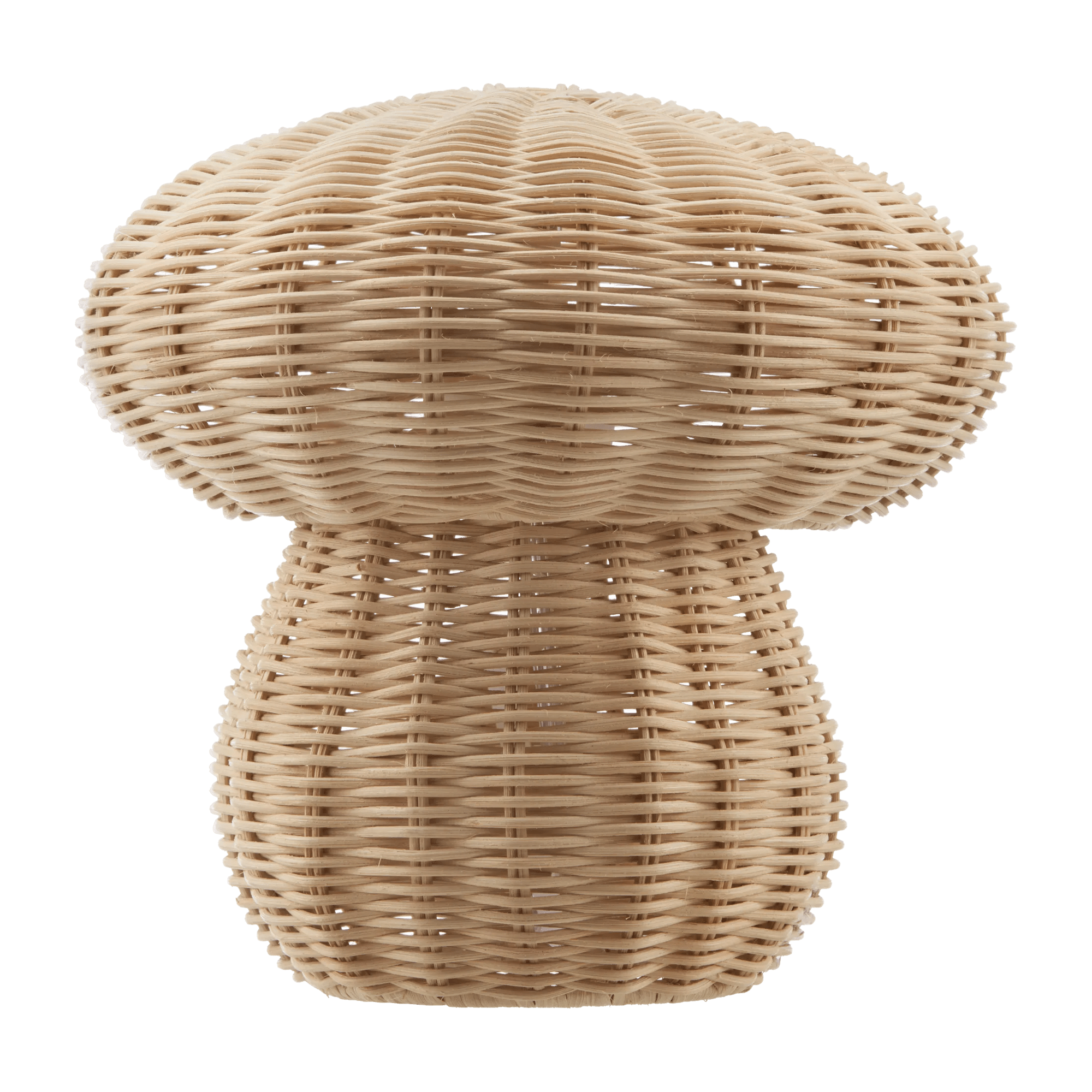 Rattan Mushroom Table Light