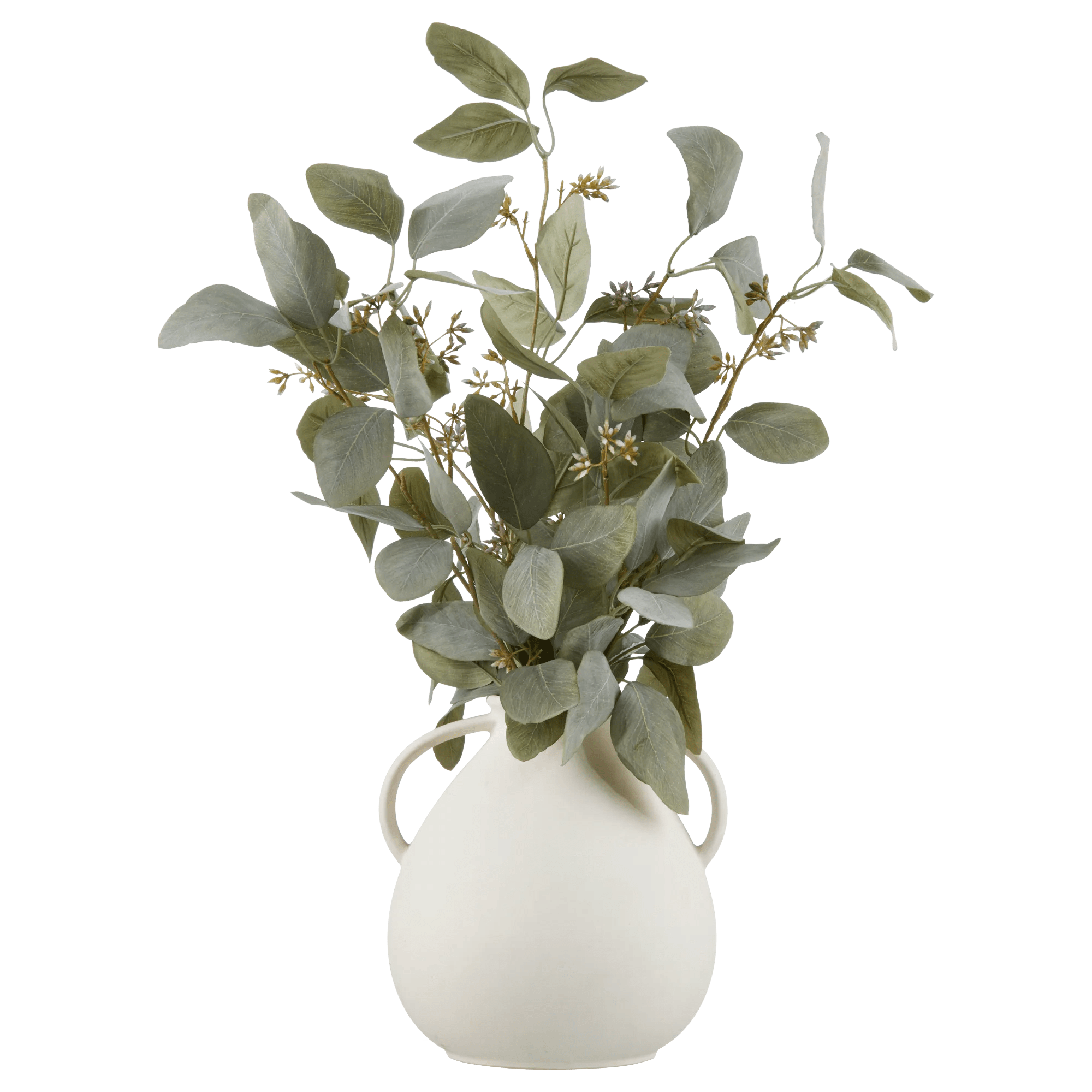 Aritificial Eucalyptus Plant in Ceramic Pot
