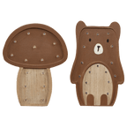 Set of 2 Decorations with Light