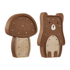 Set of 2 Decorations with Light