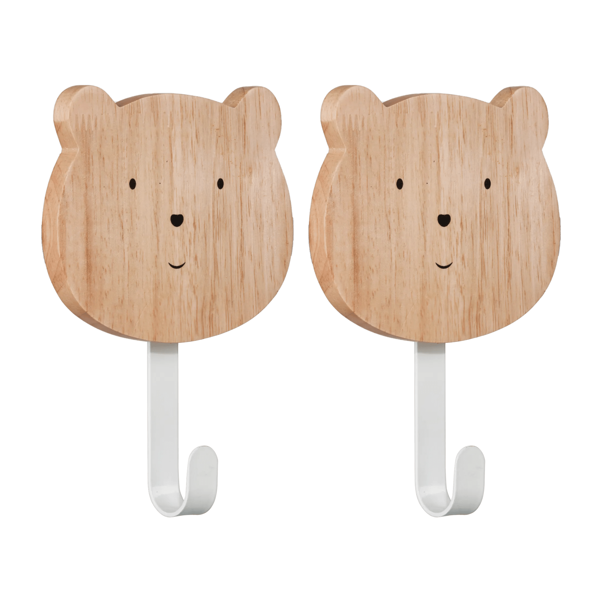 Set of 2 Bear Wall Hooks