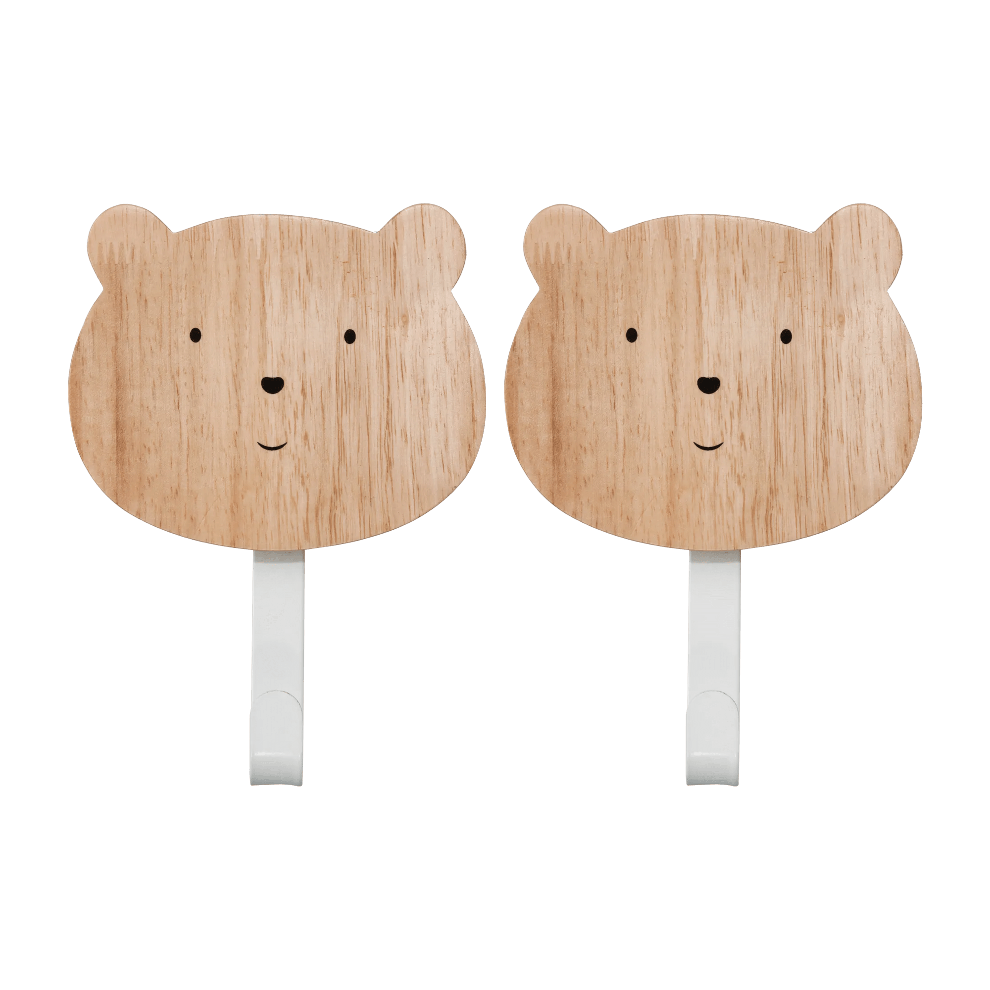 Set of 2 Bear Wall Hooks