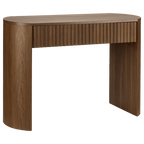 Walnut Console with Drawer