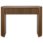 Walnut Console with Drawer