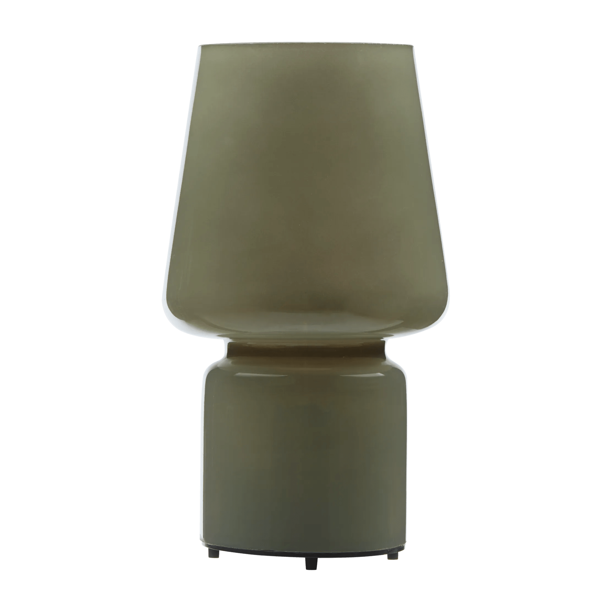 Khaki Glass Table Lamp